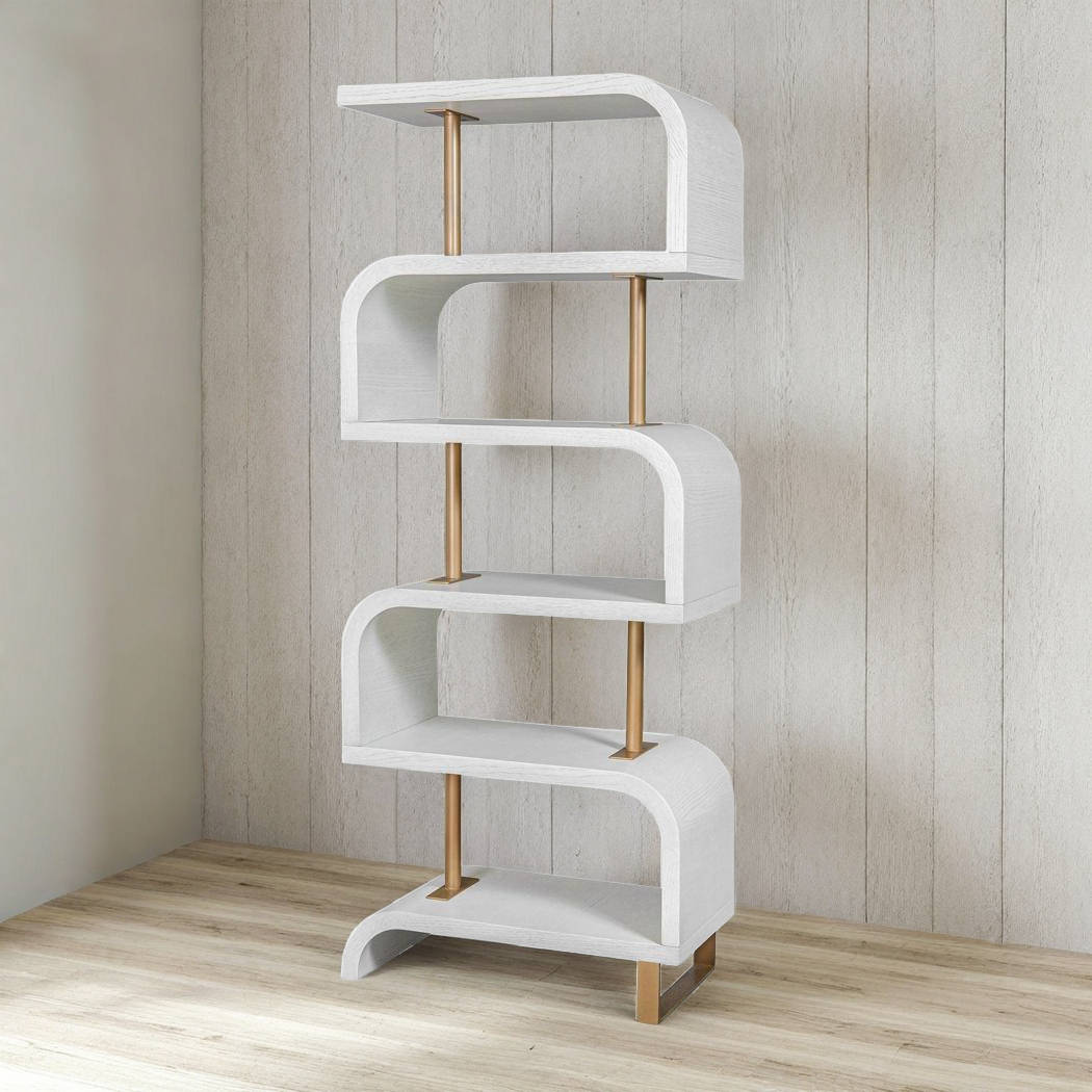 BISA MODERN WHITE ETAGERE