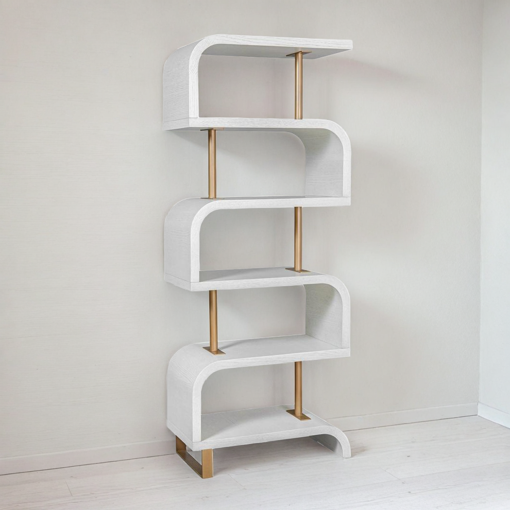 BISA MODERN WHITE ETAGERE