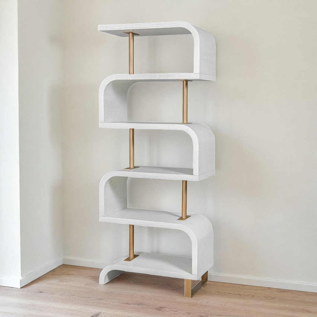 BISA MODERN WHITE ETAGERE