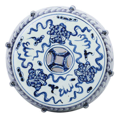 B&W Lion Garden Stool