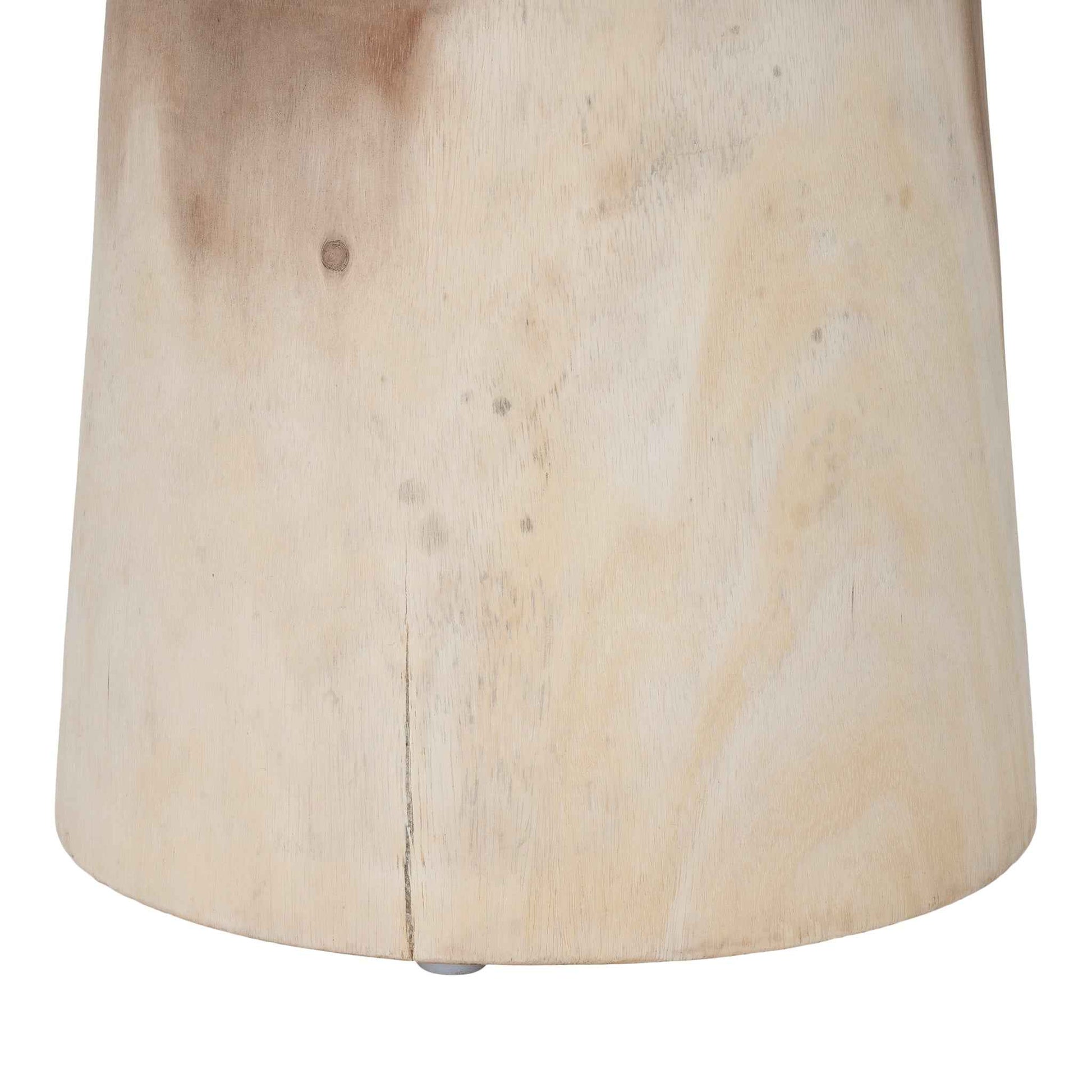BLOK SIDE TABLE +STOOL | NATURAL