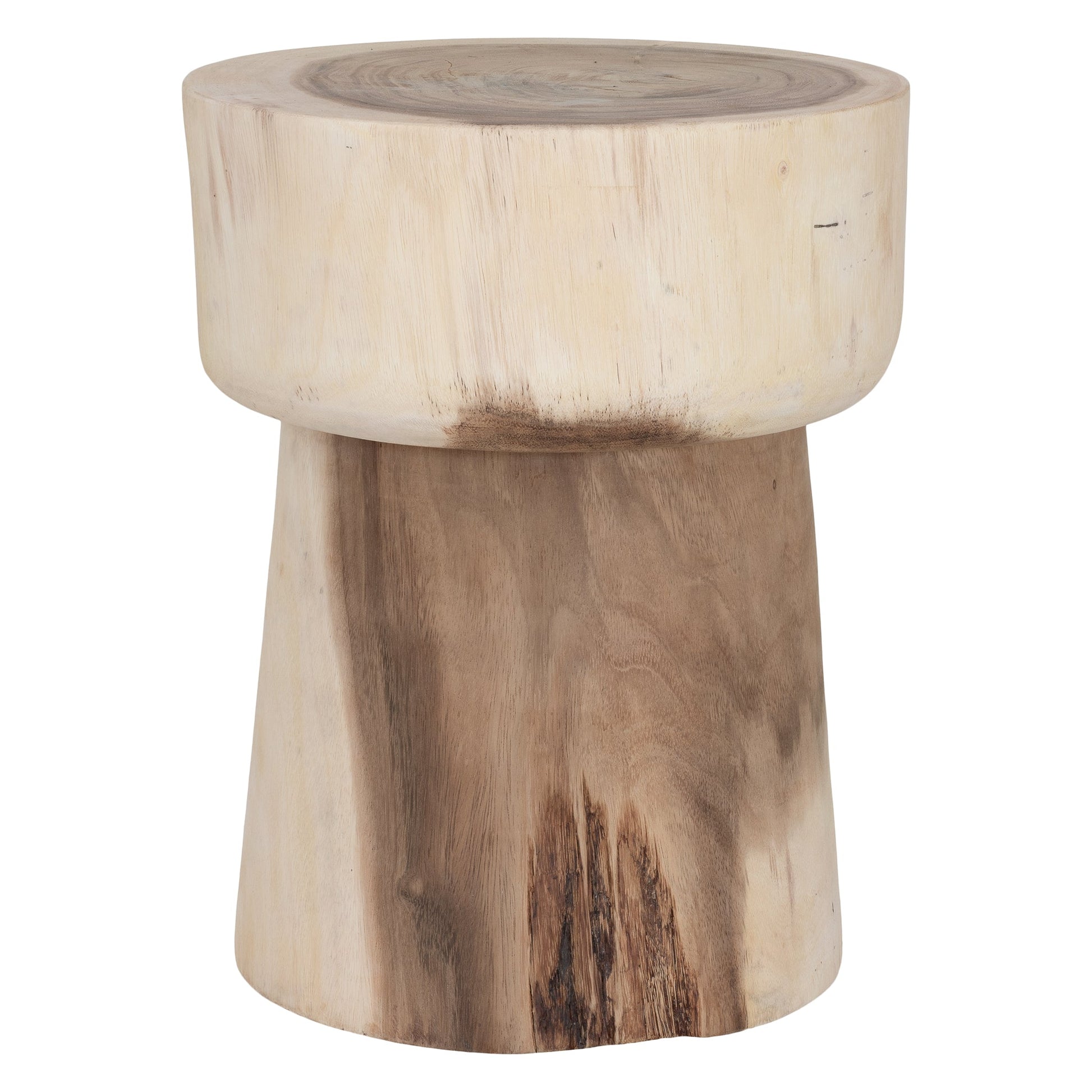BLOK SIDE TABLE +STOOL | NATURAL