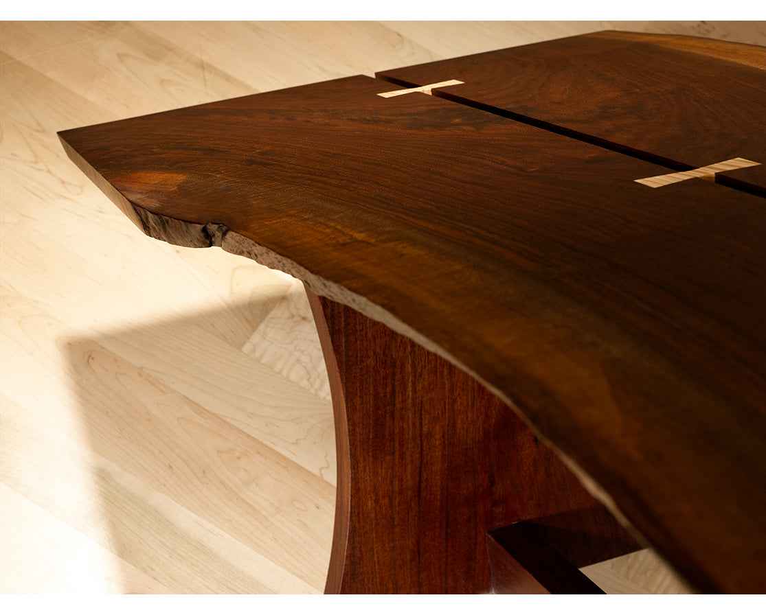 Live-Edge Butterfly Coffee Table