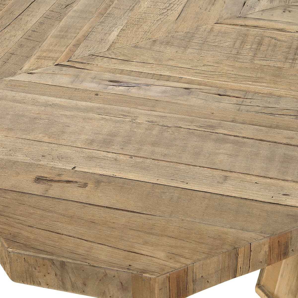 CALEDON RUSTIC OAK EXTENSION DINING TABLE