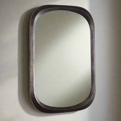 MALONE CAST BRONZE ALUMINUM MIRROR