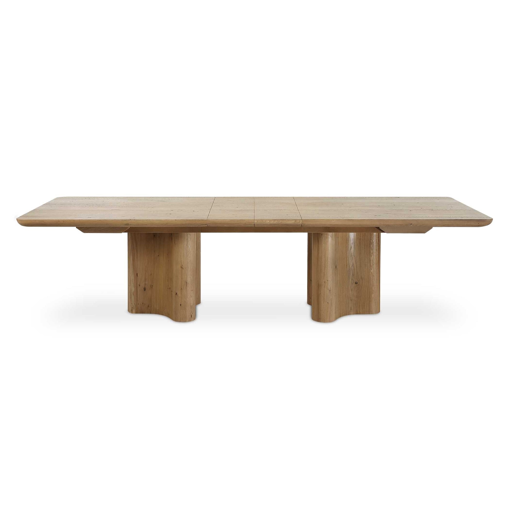 CECELIA RUSTIC OAK EXTENSION DINING TABLE
