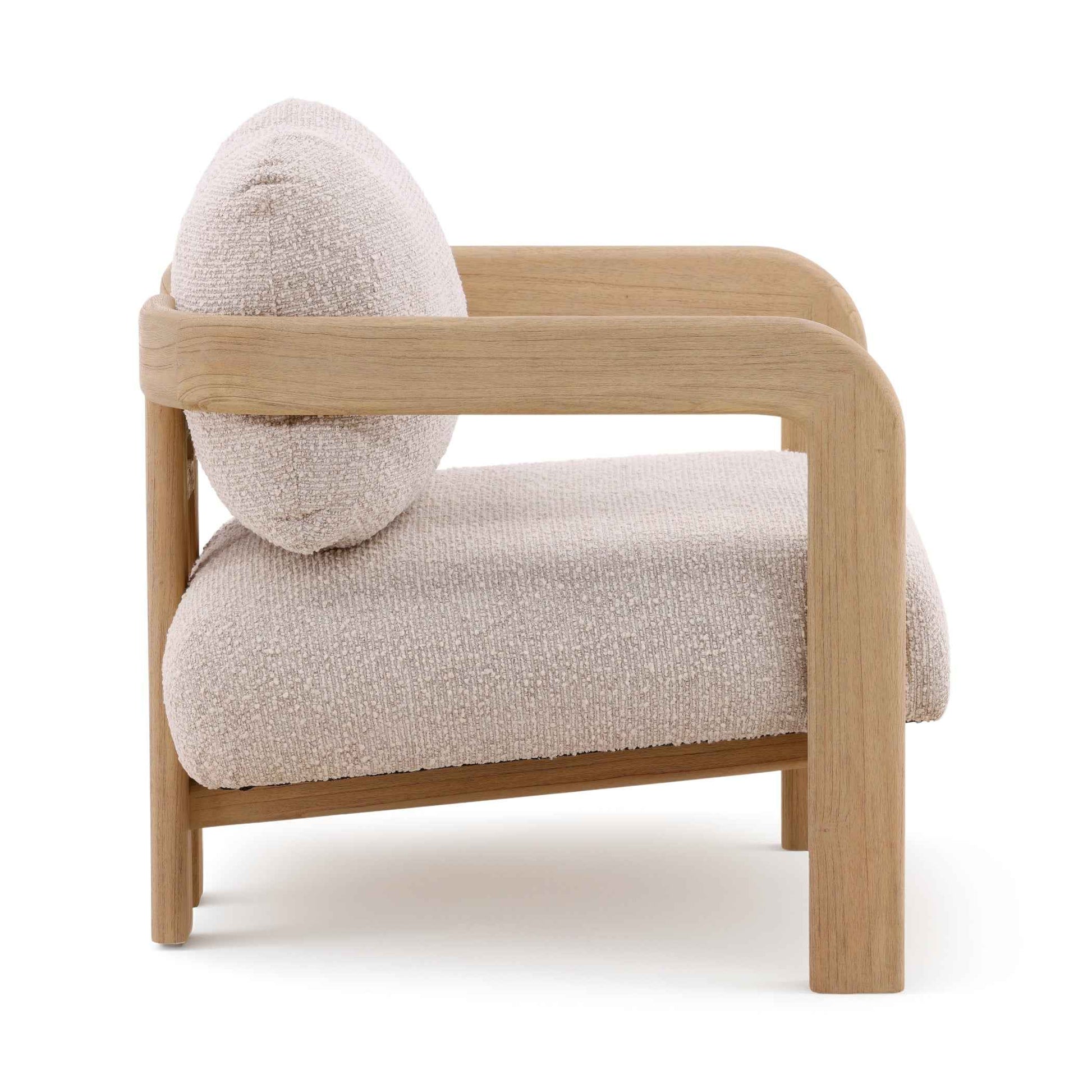 CHAVEZ NATURAL BOUCLE ARM CHAIR