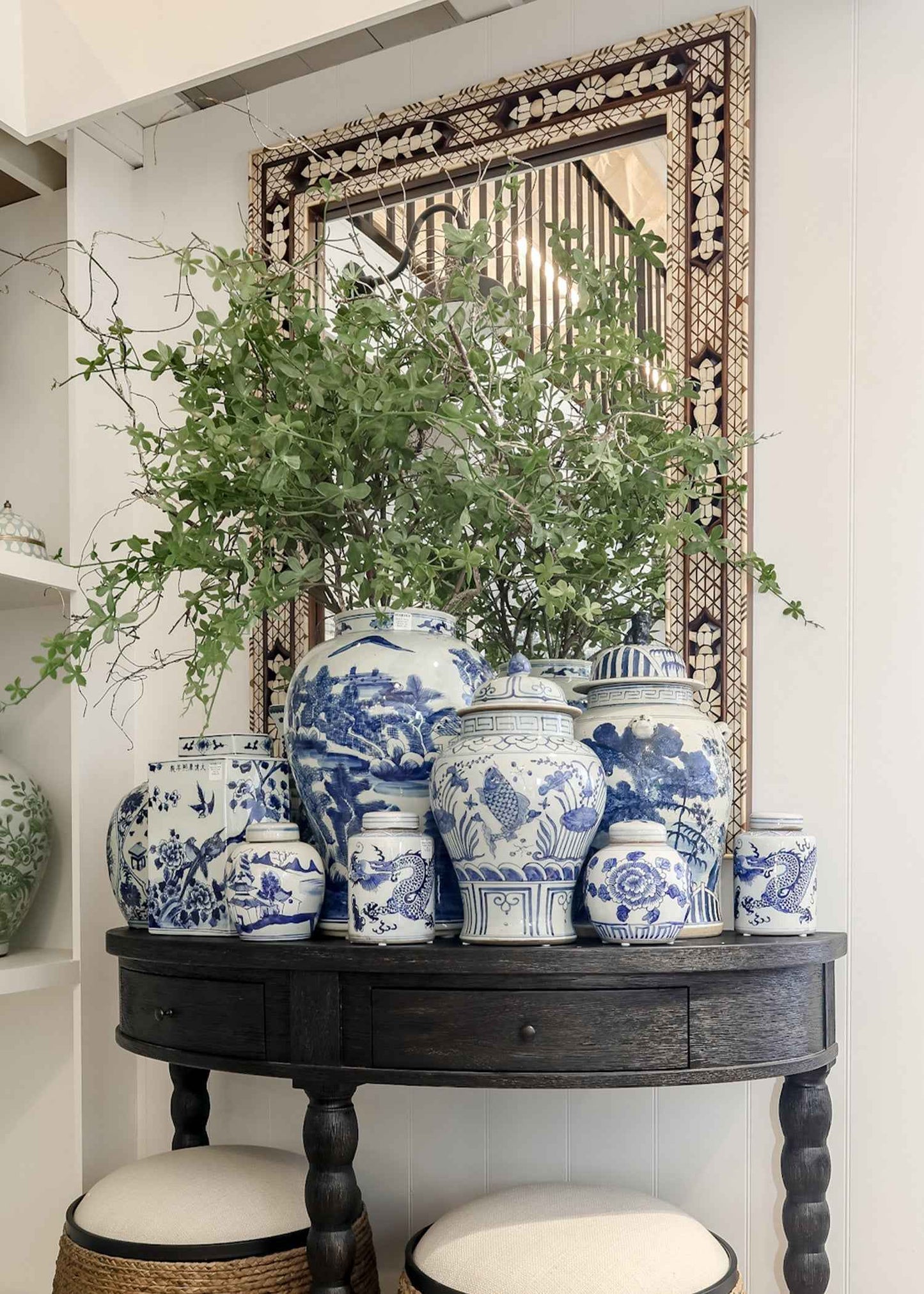 Camden Timber & Bone Mirror