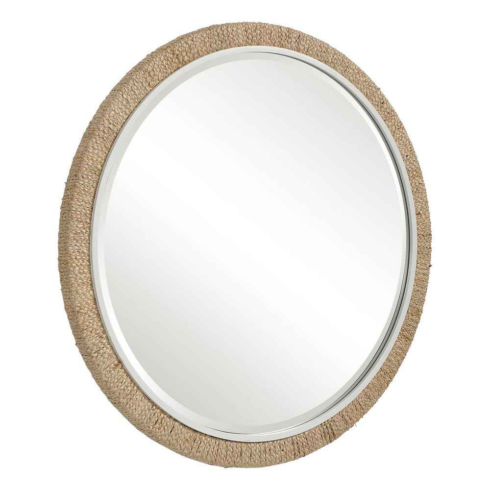 Carbet Woven Round Mirror