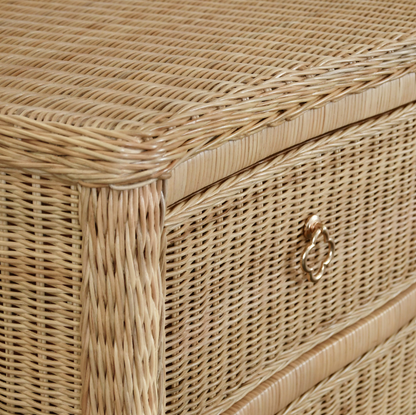 Celine Rattan Chest of Drawers
