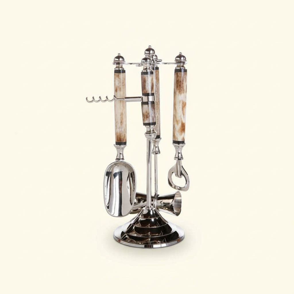 White Bone Bar Tool Set