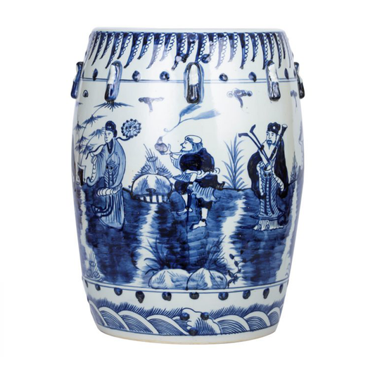 B&W 8 Immortals Garden Stool