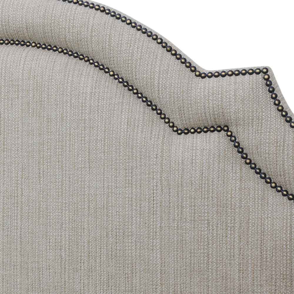 Eliza Bedhead Pumice with Antique Bronze Studs