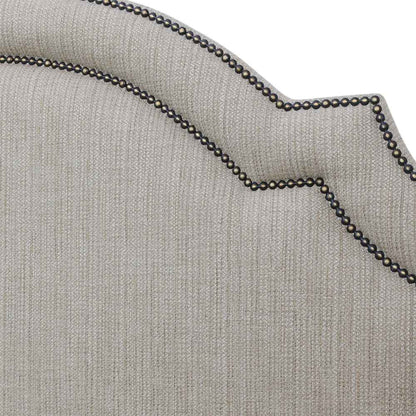 Eliza Bedhead Pumice with Antique Bronze Studs