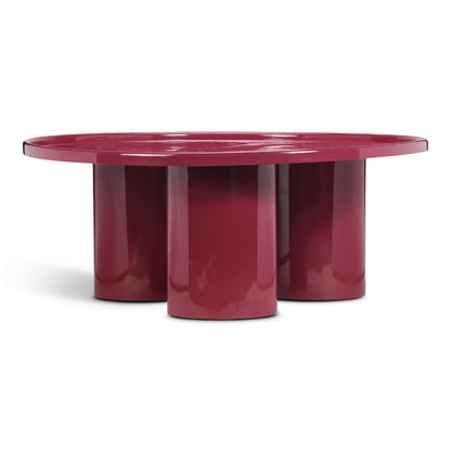 Maroon Red Modern Coffee Table