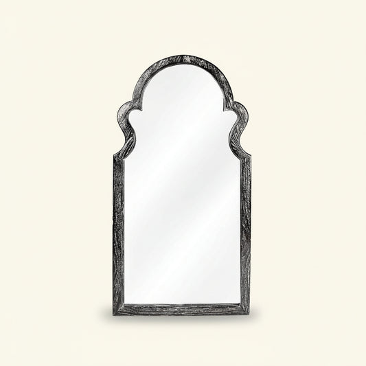 Modern Ethnic Mirror - Cerused Style