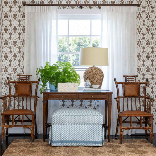 Evelyn Dark Timber Desk