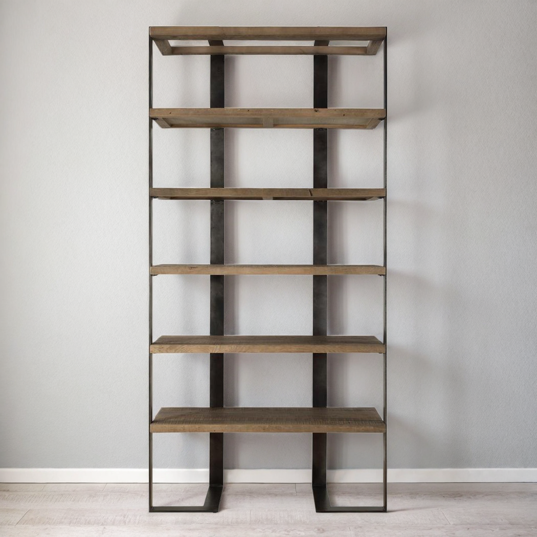 FELIX RECLAIMED OAK DISPLAY SHELF