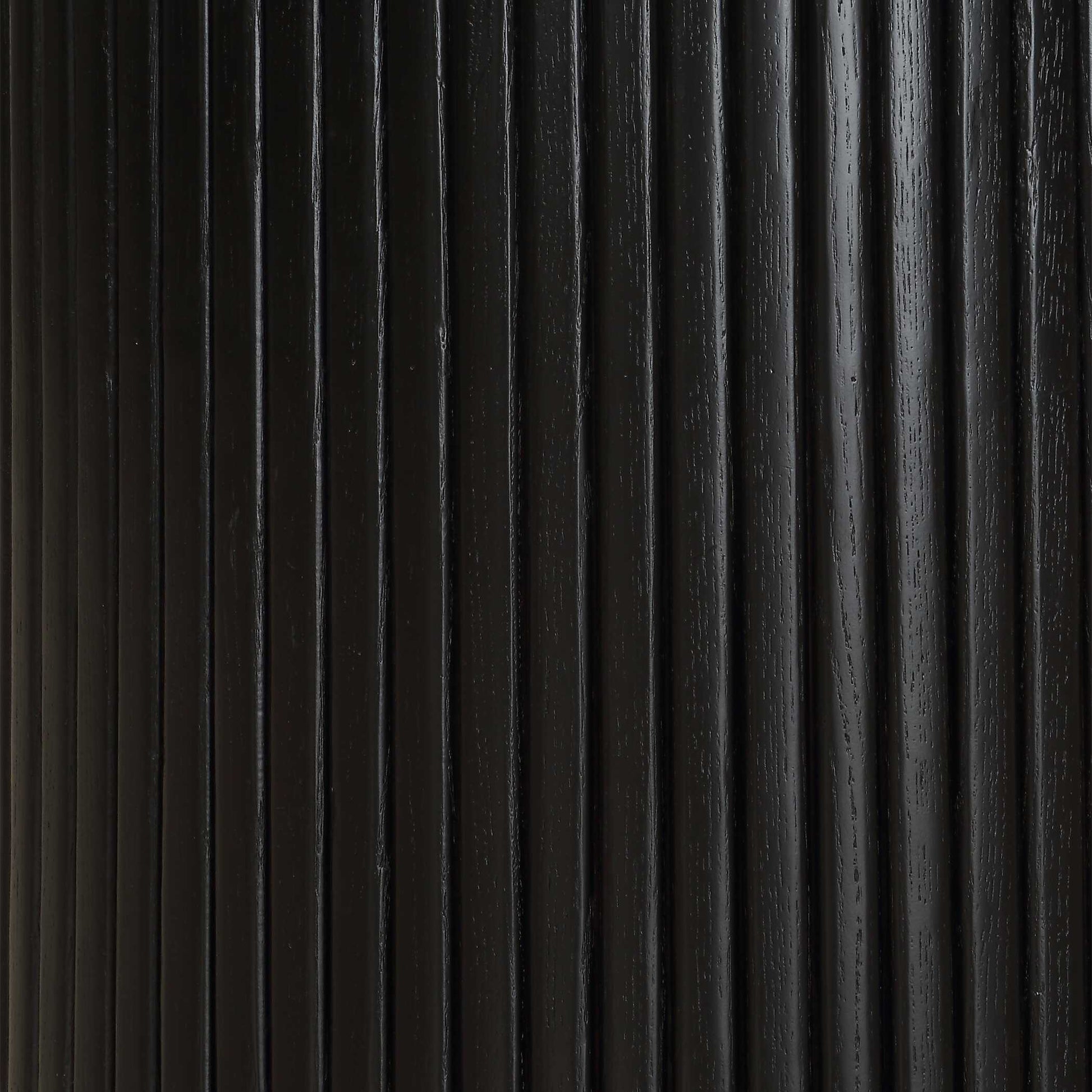 HERSCH 60"RD EBONY OAK DINING TABLE