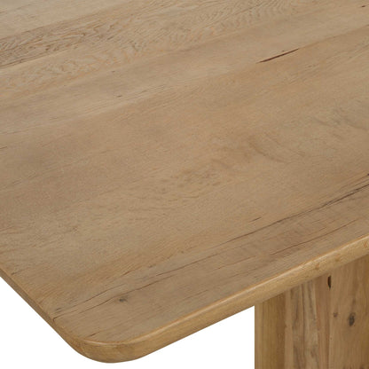 CECELIA RUSTIC OAK EXTENSION DINING TABLE