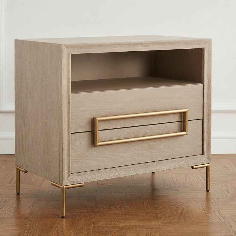 ALESSIA LIGHT OAK NIGHTSTAND