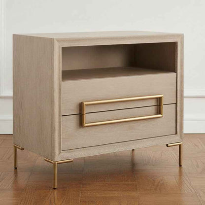 ALESSIA LIGHT OAK NIGHTSTAND