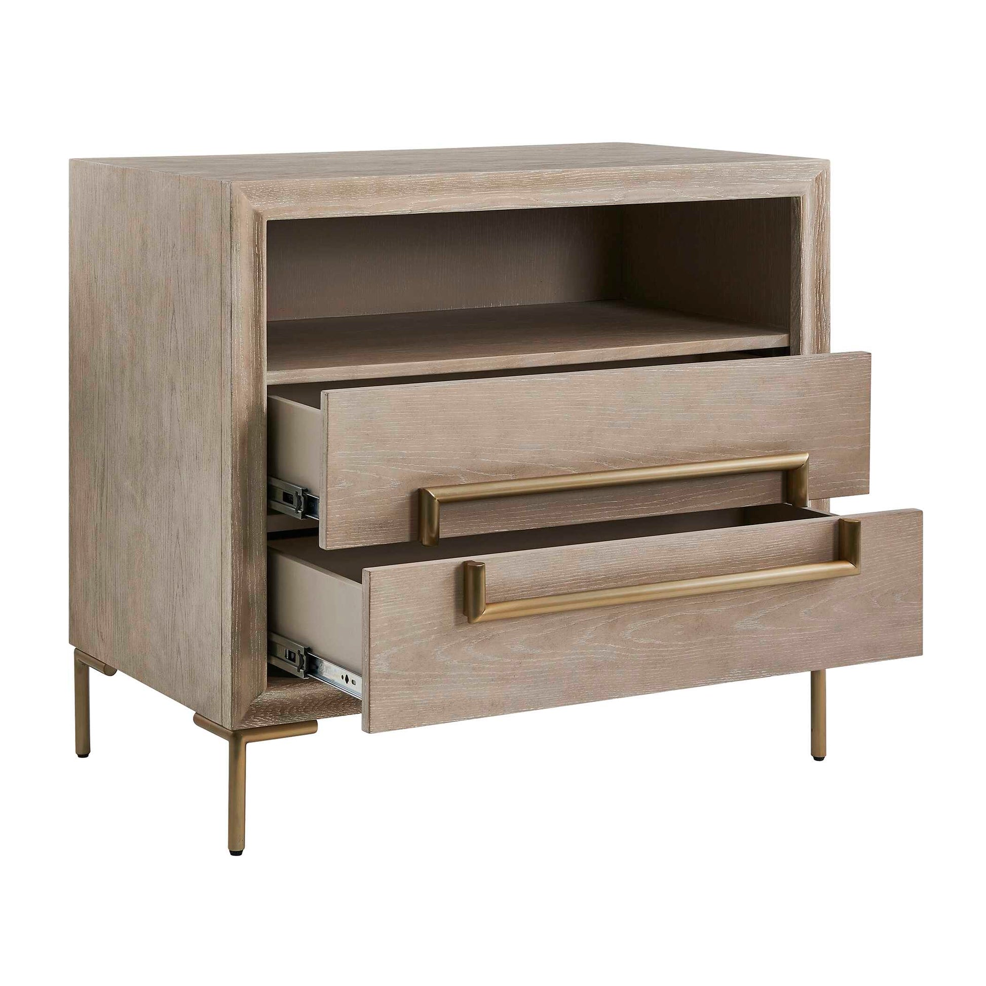 ALESSIA LIGHT OAK NIGHTSTAND