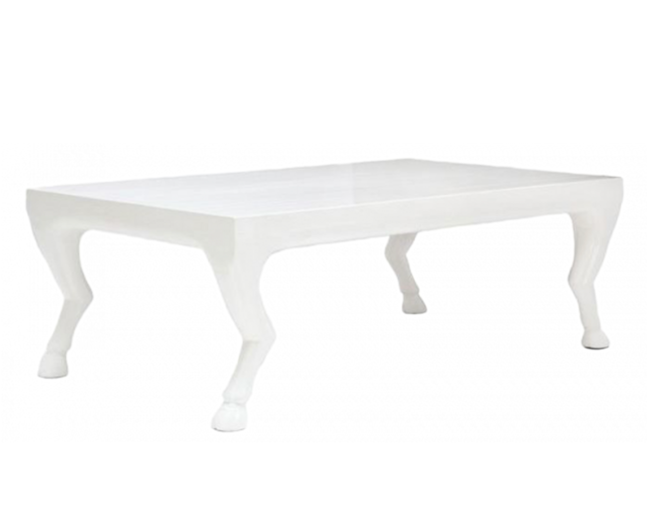 Feline Cocktail Table in white