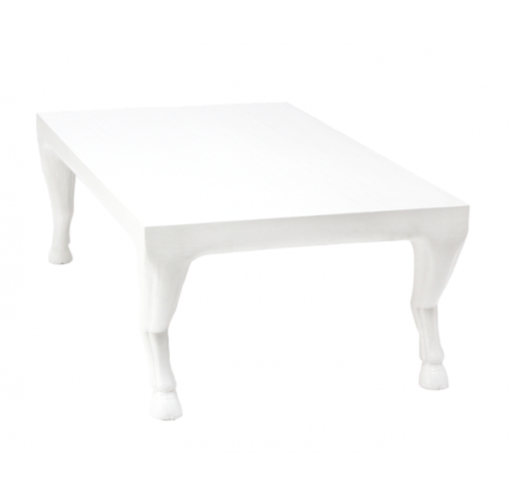 Feline Cocktail Table in white
