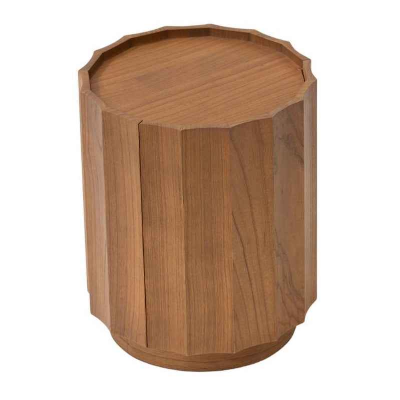 PAOLO SIDE TABLE | 1-DOOR | AMBER