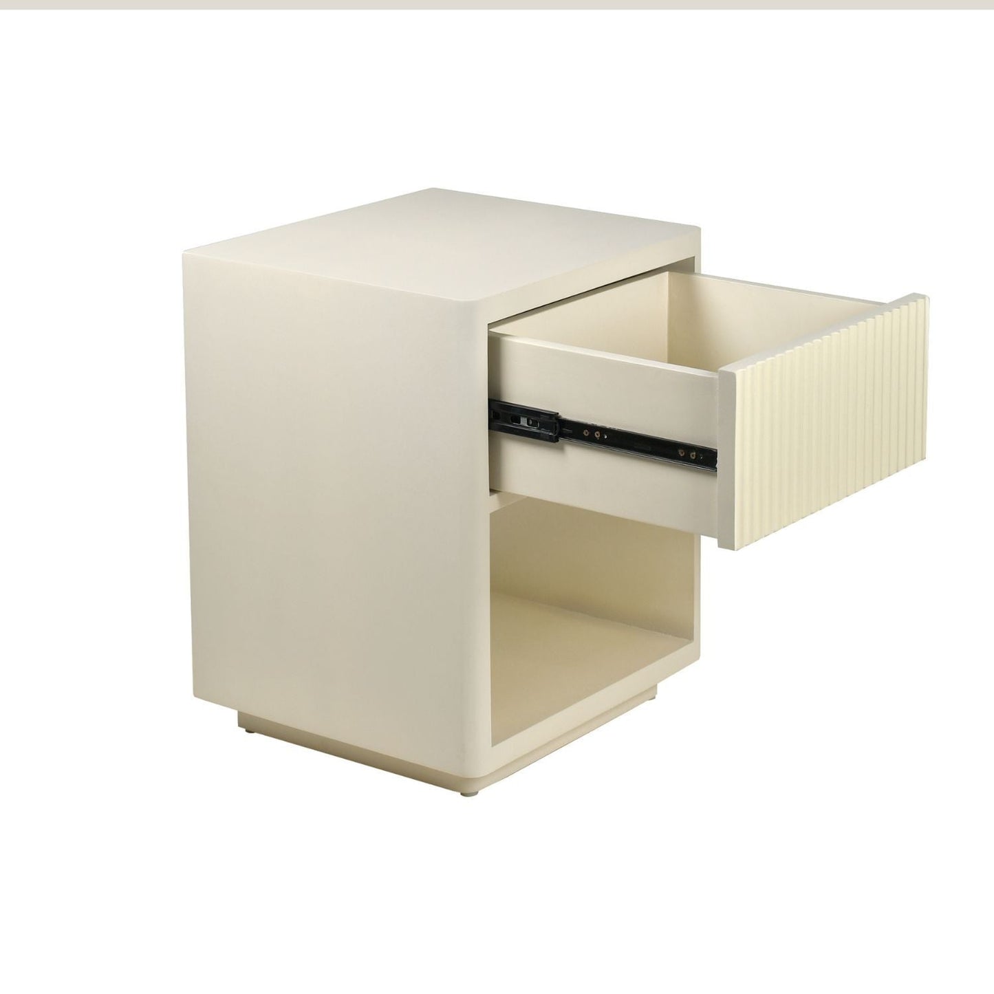 MAEVE (BED)SIDE TABLE | 1-DRAWER + 1-SHELF | BUFF