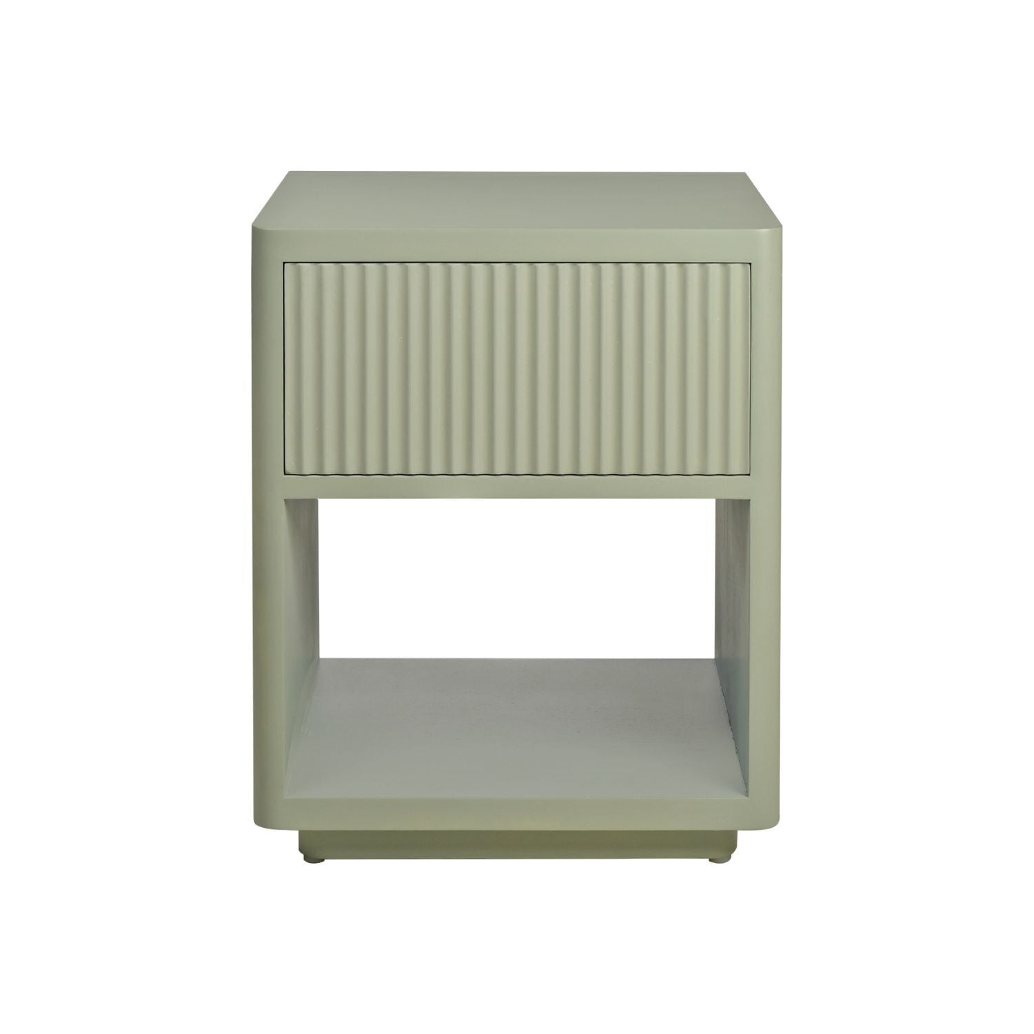 MAEVE (BED)SIDE TABLE | 1-DRAWER + 1-SHELF | SAGE