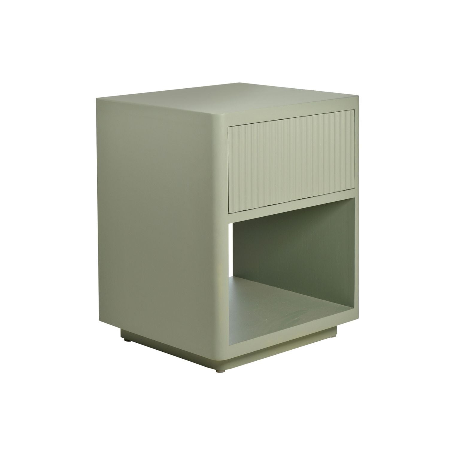 MAEVE (BED)SIDE TABLE | 1-DRAWER + 1-SHELF | SAGE