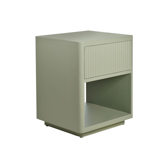 MAEVE (BED)SIDE TABLE | 1-DRAWER + 1-SHELF | SAGE