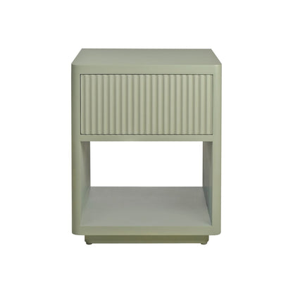 MAEVE (BED)SIDE TABLE | 1-DRAWER + 1-SHELF | SAGE