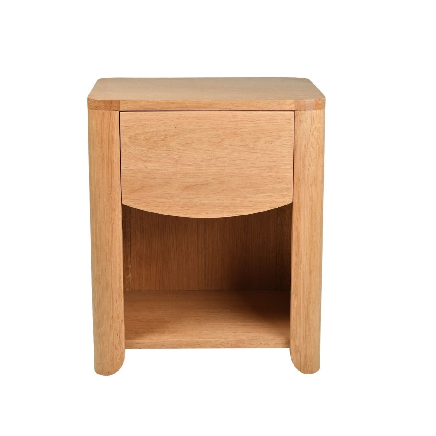BELLA (BED)SIDE TABLE | 1-DRAWER + 1-SHELF | NATURAL