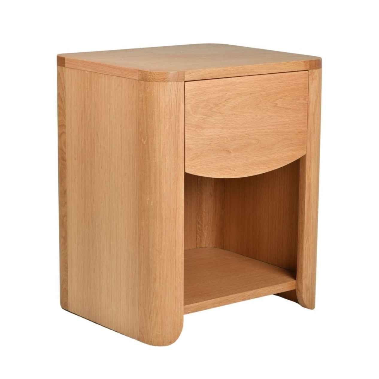 BELLA (BED)SIDE TABLE | 1-DRAWER + 1-SHELF | NATURAL