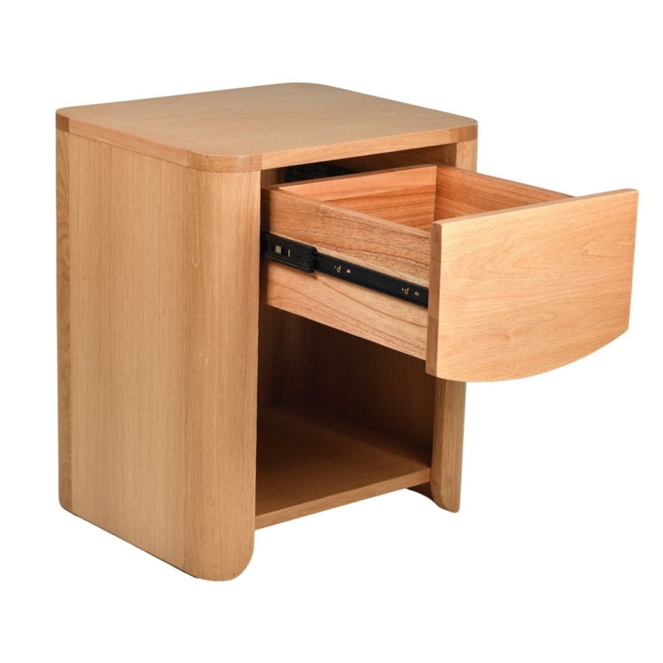 BELLA (BED)SIDE TABLE | 1-DRAWER + 1-SHELF | NATURAL