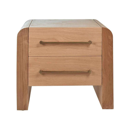 BENJAMIN (BED)SIDE TABLE | 2-DRAWERS | NATURAL