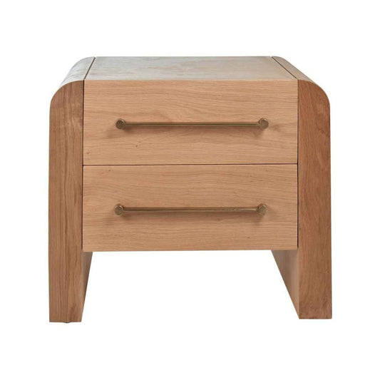 BENJAMIN (BED)SIDE TABLE | 2-DRAWERS | NATURAL