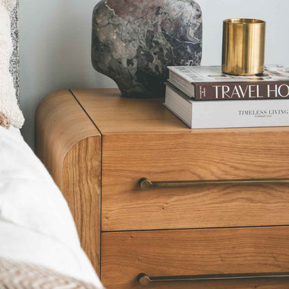 BENJAMIN (BED)SIDE TABLE | 2-DRAWERS | NATURAL