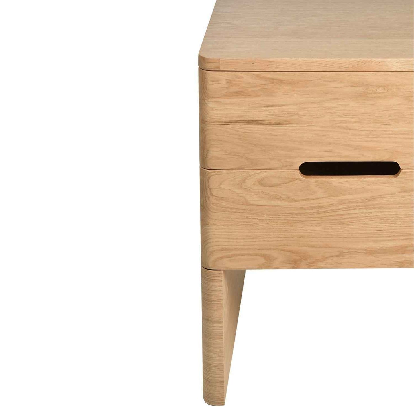 PIPPA (BED)SIDE TABLE | 2-DRAWER + 1-SHELF | NATURAL