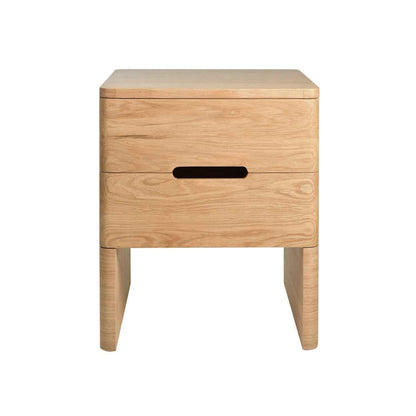 PIPPA (BED)SIDE TABLE | 2-DRAWER + 1-SHELF | NATURAL