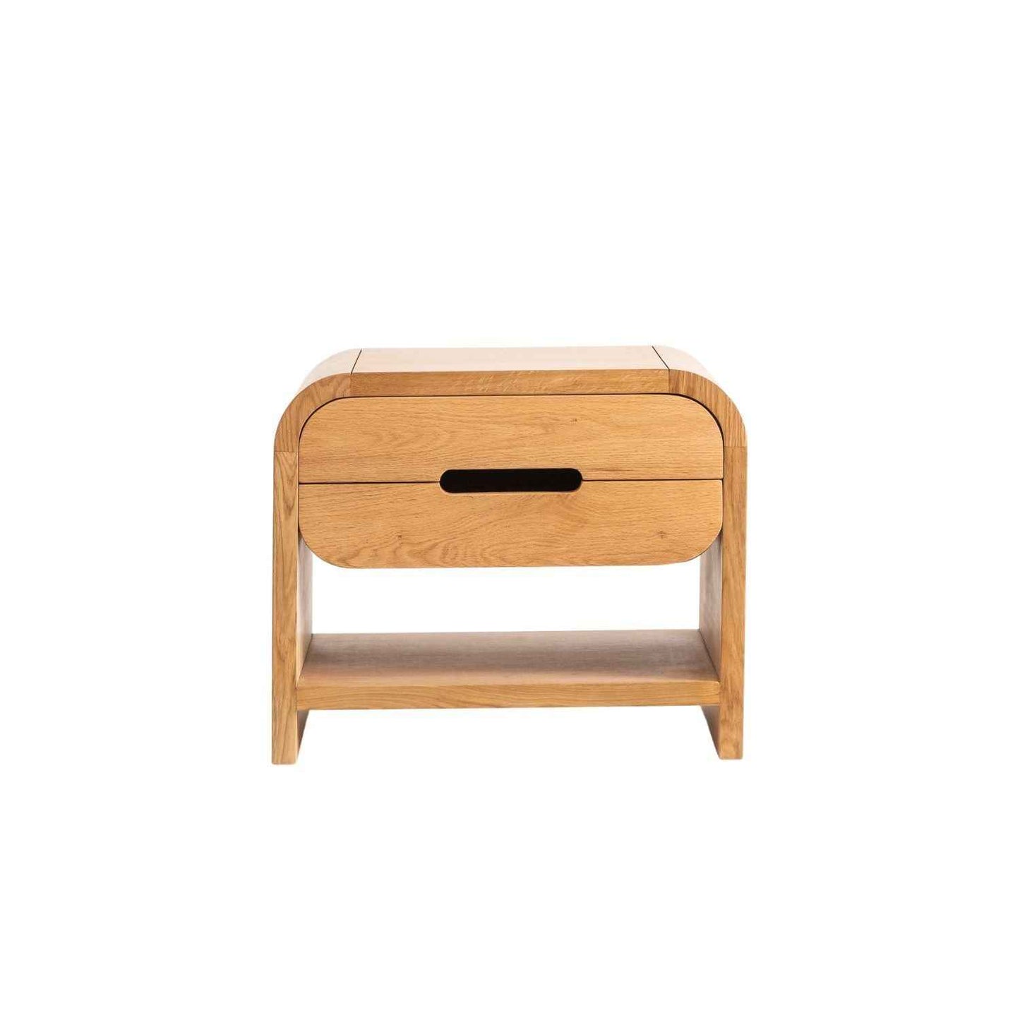 JAX (BED)SIDE TABLE | 2-DRAWERS + 1-SHELF | NATURAL