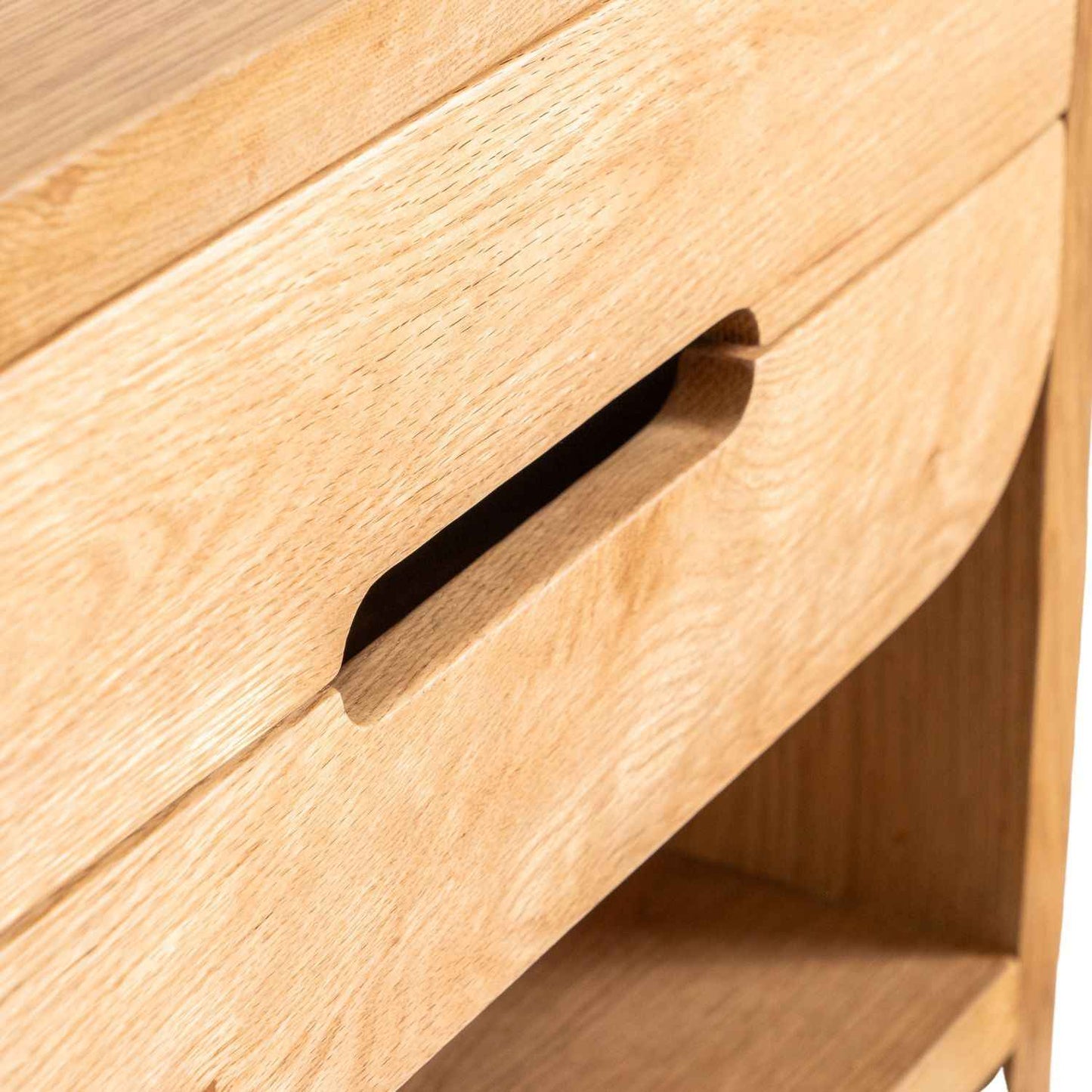 JAX (BED)SIDE TABLE | 2-DRAWERS + 1-SHELF | NATURAL