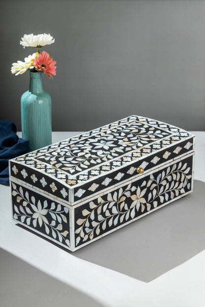 Mother of Pearl Inlay Jewelry Box - Exclusive Decorative box - Organizer & Storage - Special Gift - Home Decor.