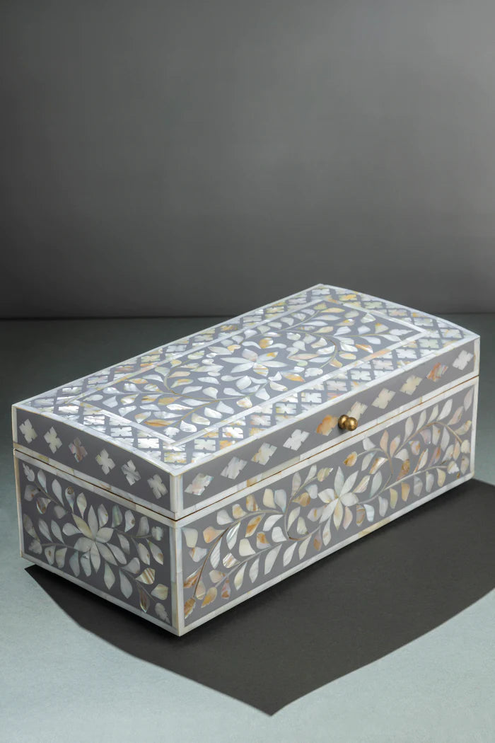 Mother of Pearl Inlay Jewelry Box - Exclusive Decorative box - Organizer & Storage - Special Gift - Home Decor.