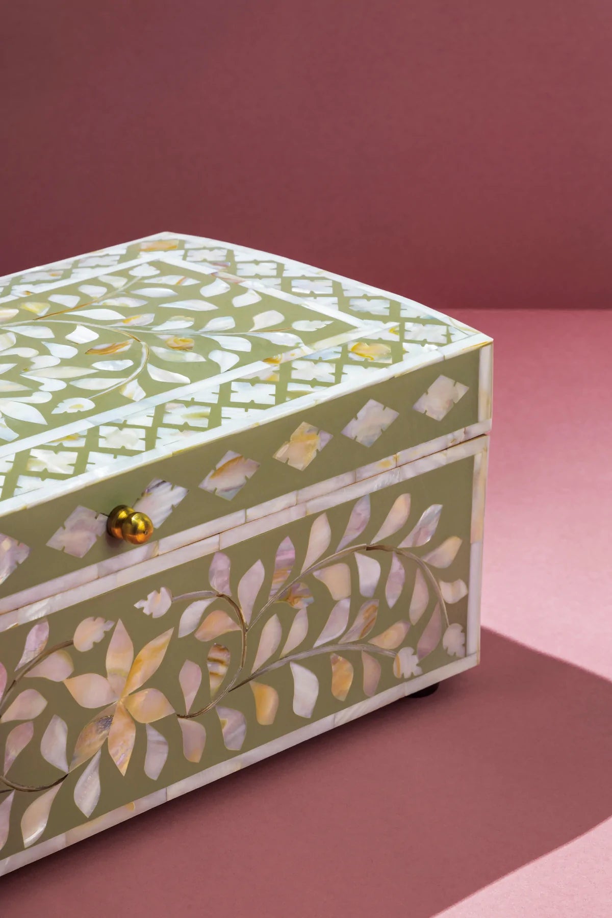 Mother of Pearl Inlay Jewelry Box - Exclusive Decorative box - Organizer & Storage - Special Gift - Home Decor.