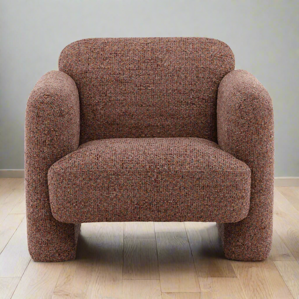 GORDO MULTI CHENILLE ARM CHAIR