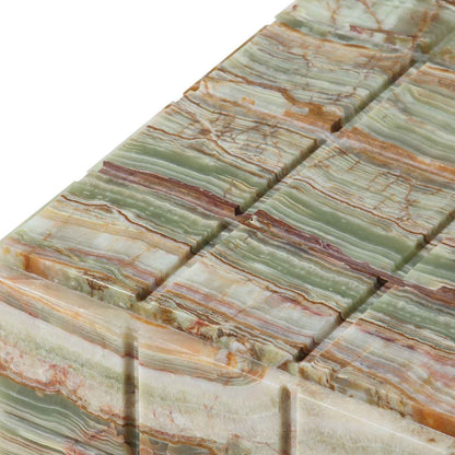 MESA SIDE TABLE - LOW STOOL | MATTE TERRAIN MARBLE